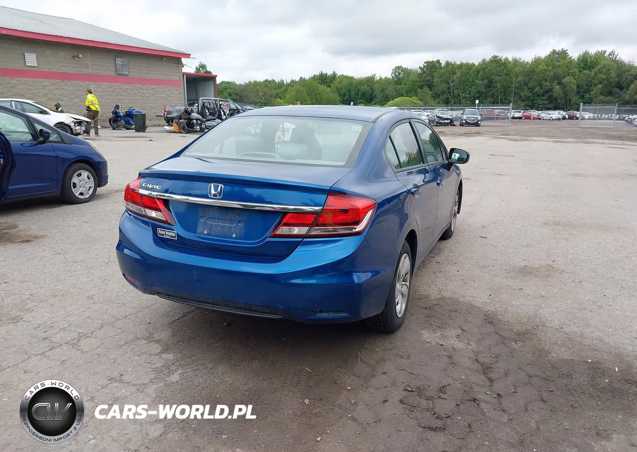 2014 Honda Civic Lx VIN:2HGFB2F50EH549382 - 4