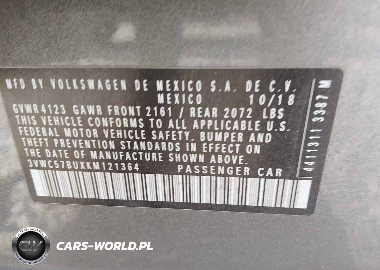2019 Volkswagen Jetta 1.4T R-Line-1.4T S-1.4T Se VIN:3VWC57BUXKM121364 - 9