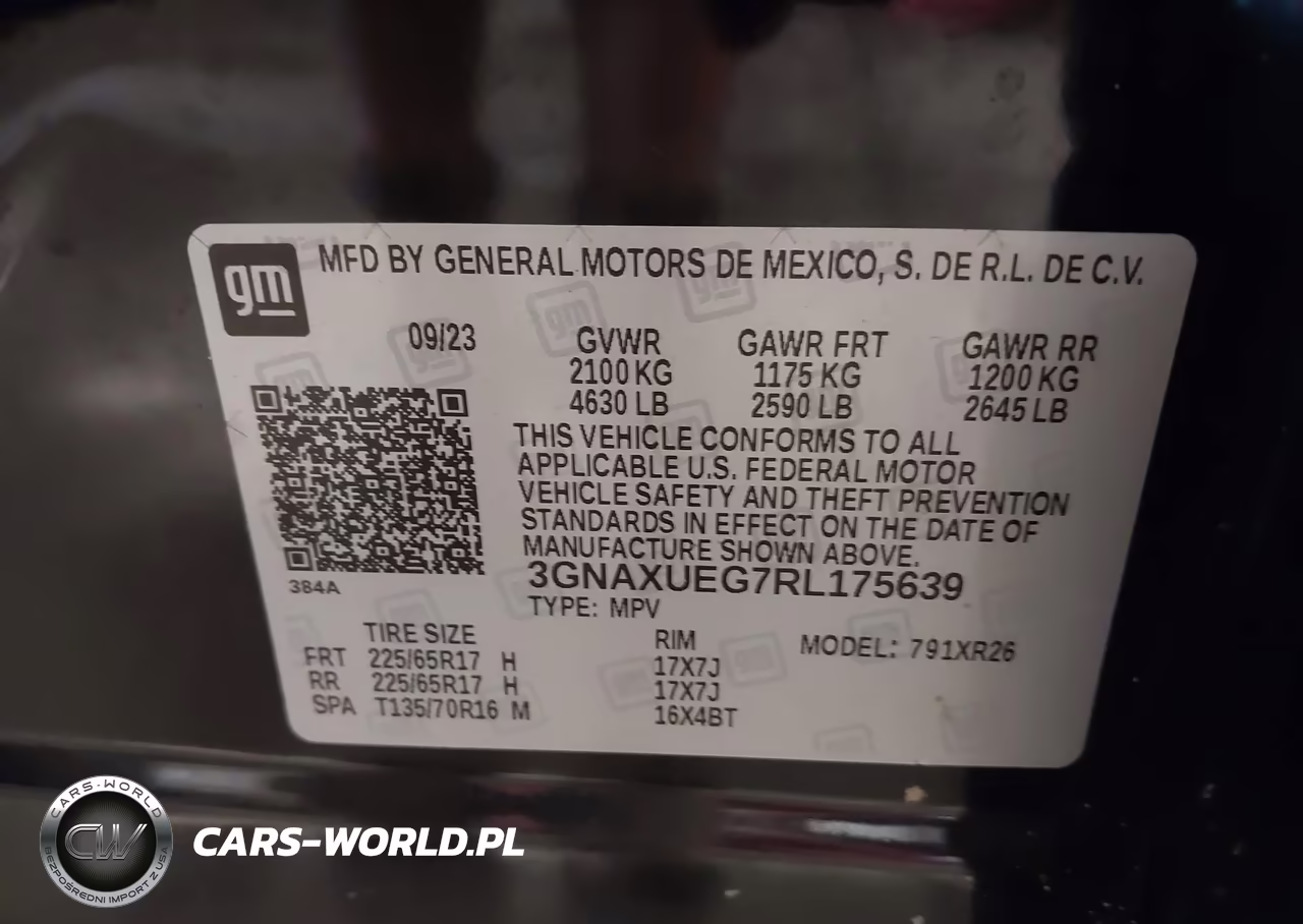 2024 Chevrolet Equinox Awd Lt VIN:3GNAXUEG7RL175639 - 9