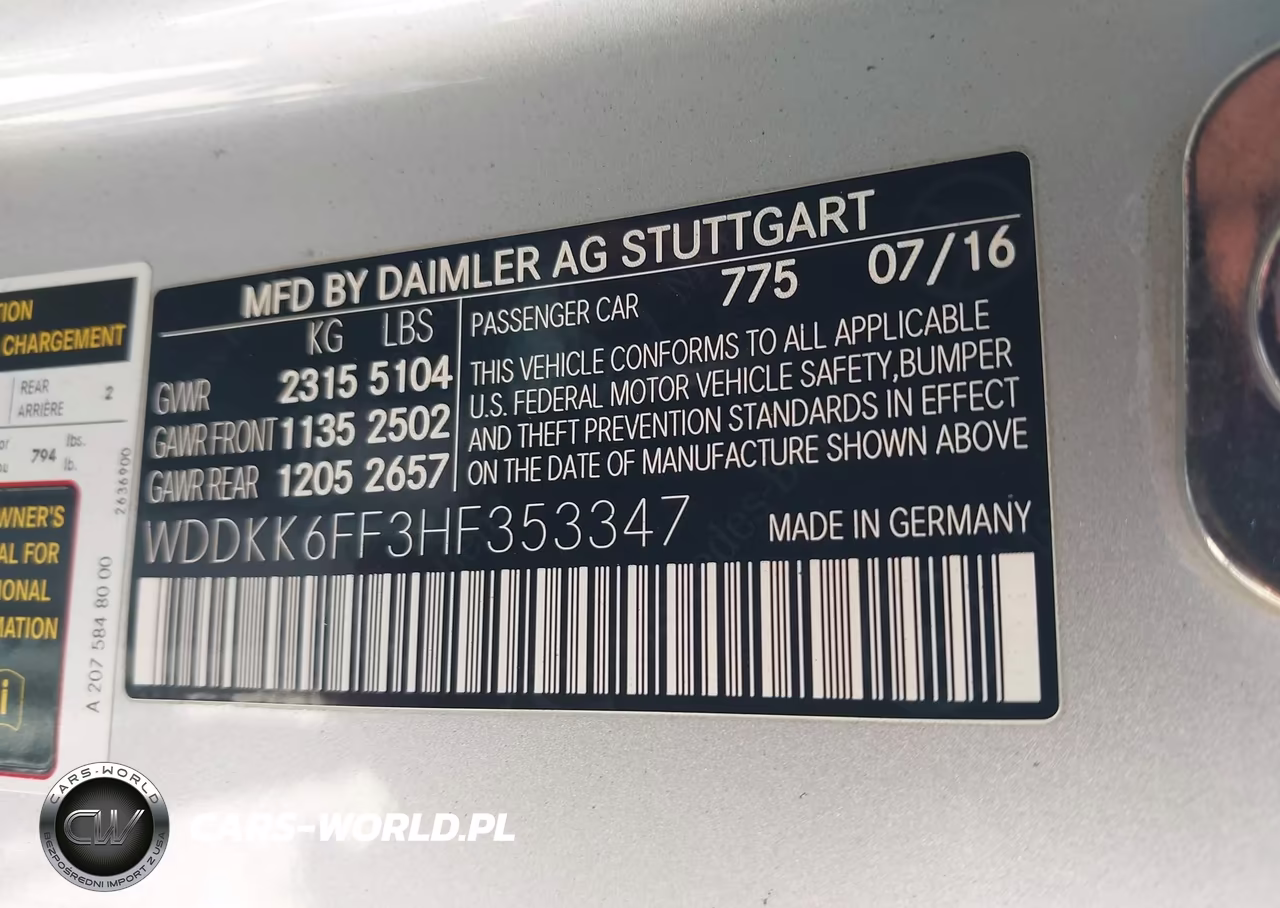 2017 Mercedes-Benz E 400 VIN:WDDKK6FF3HF353347 - 9