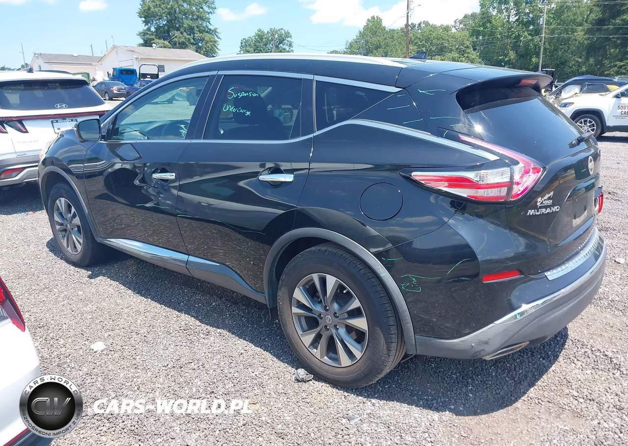 2016 Nissan Murano Sl VIN:5N1AZ2MG9GN136603 - 3