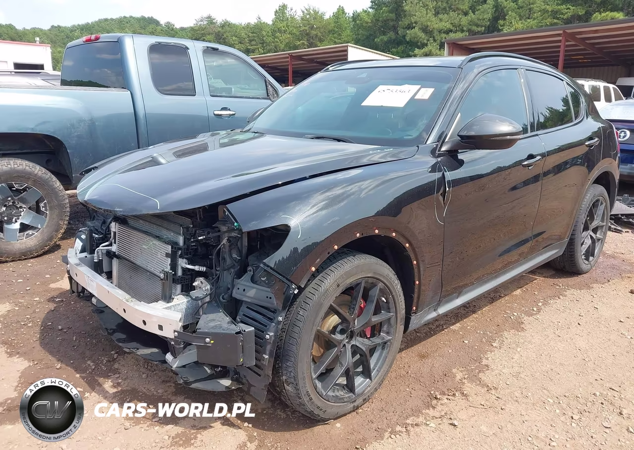 2019 Alfa Romeo Stelvio Ti Sport Awd VIN:ZASPAKBN3K7C51385 - 2