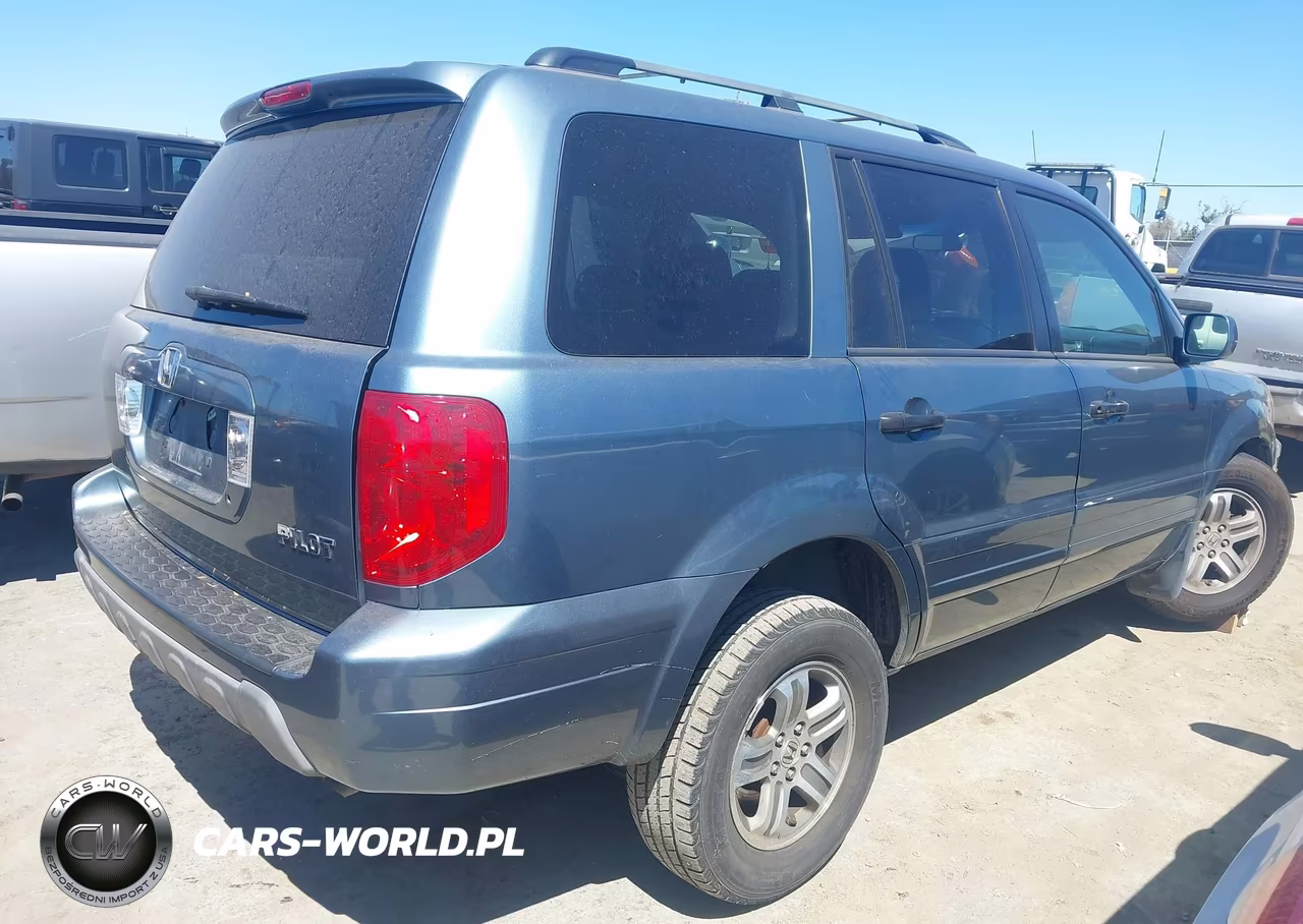 2005 Honda Pilot Ex-L VIN:2HKYF18555H540574 - 4