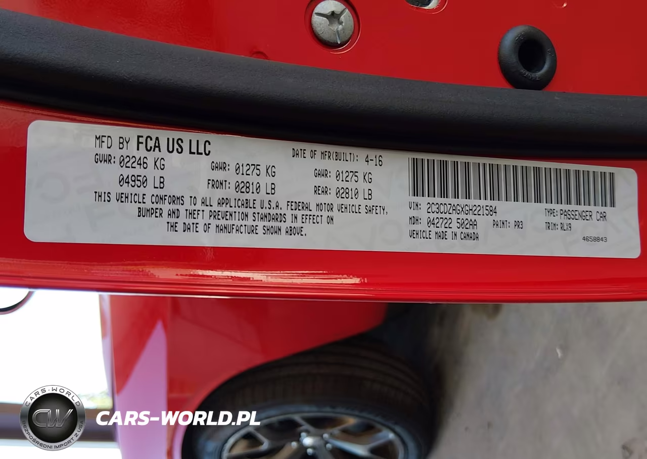 2016 Dodge Challenger Sxt Plus VIN:2C3CDZAGXGH221584 - 9