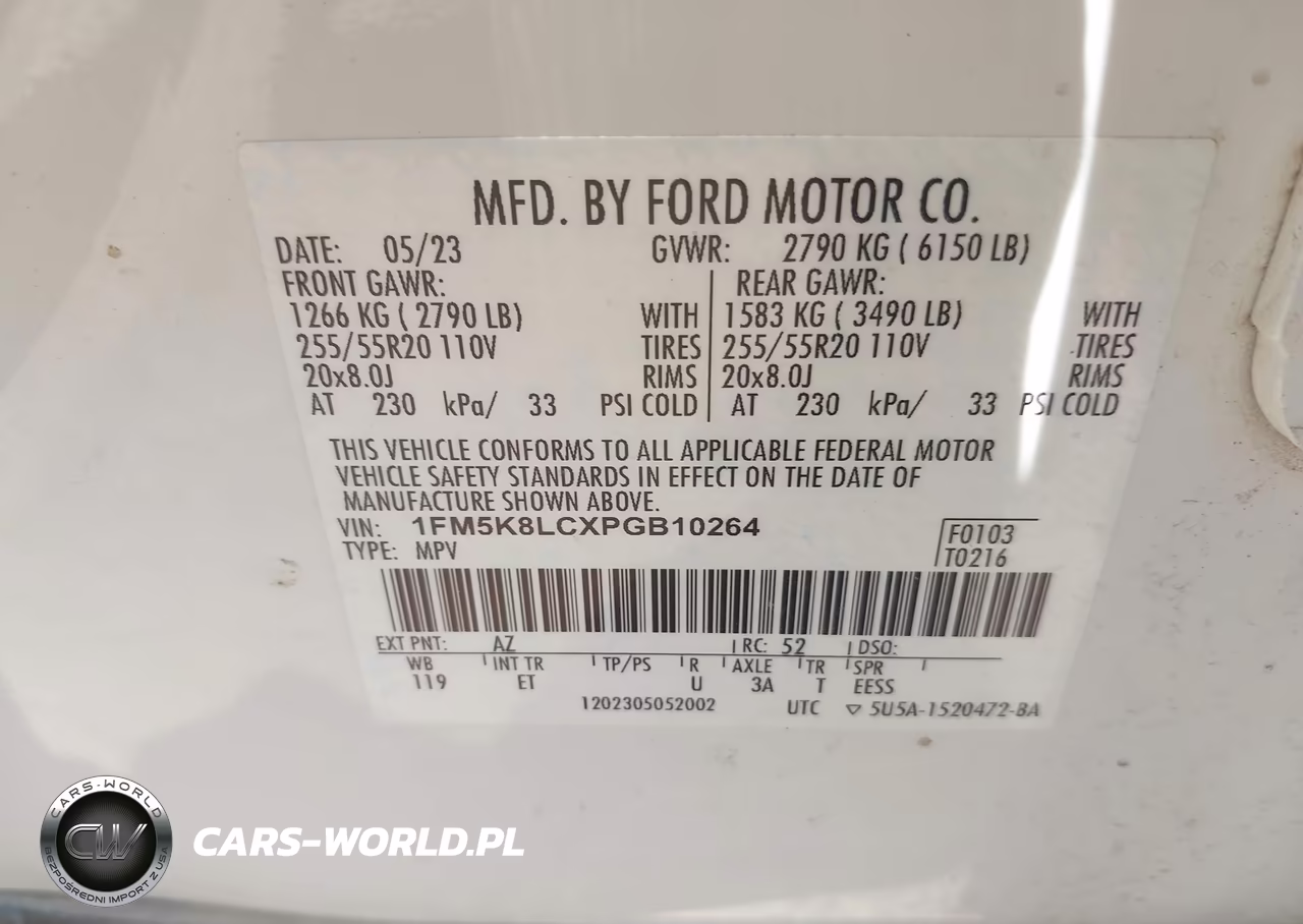 2023 Ford Explorer King Ranch VIN:1FM5K8LCXPGB10264 - 9