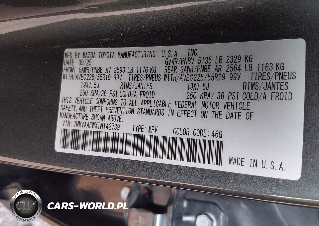 2026 Mazda Cx-50 Hybrid Premium Plus VIN:7MMVAAEWXTN142739 - 9