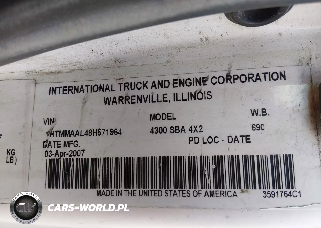 2008 International 4000 4300 VIN:1HTMMAAL48H571964 - 9