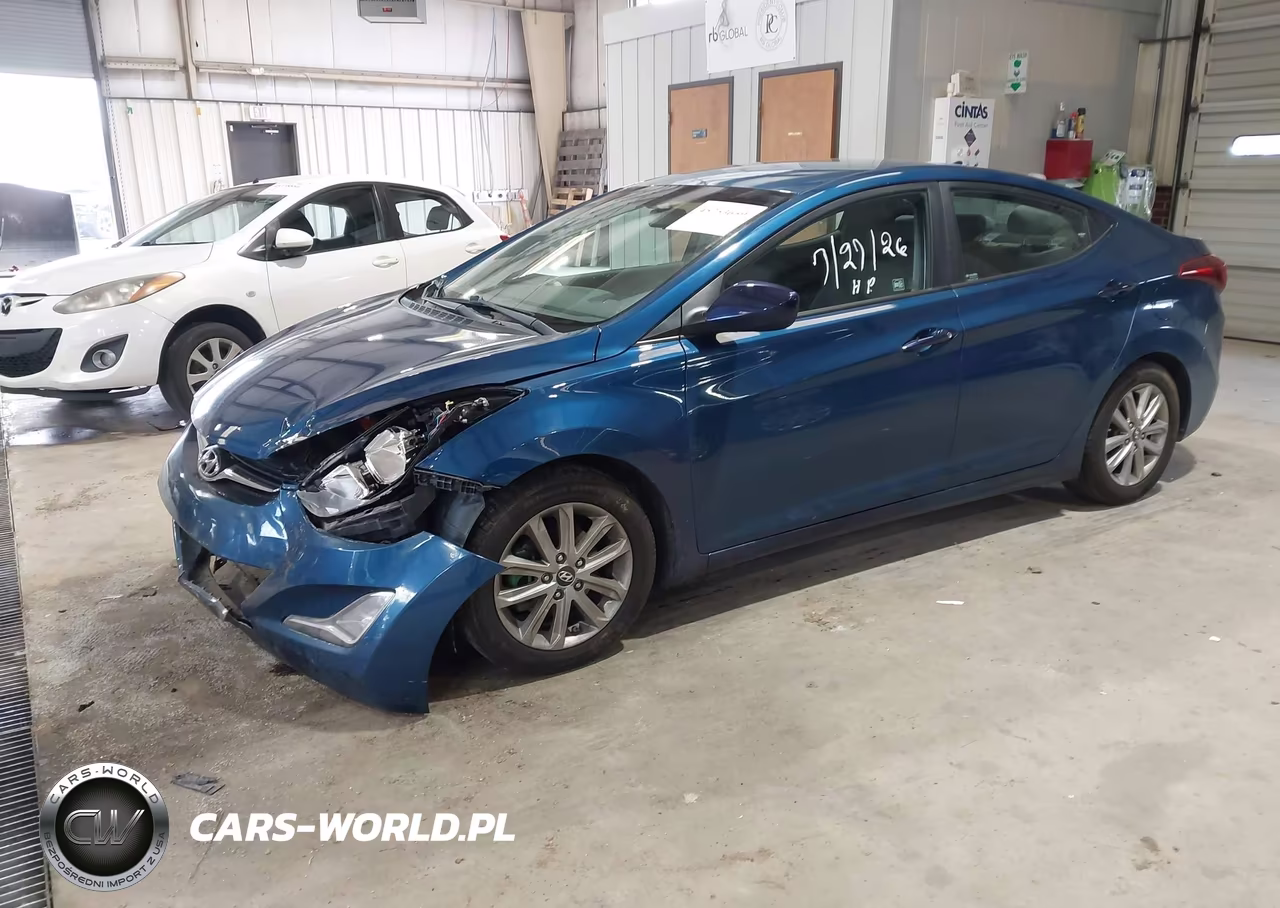 2014 Hyundai Elantra Se VIN:KMHDH4AE8EU110320 - 2