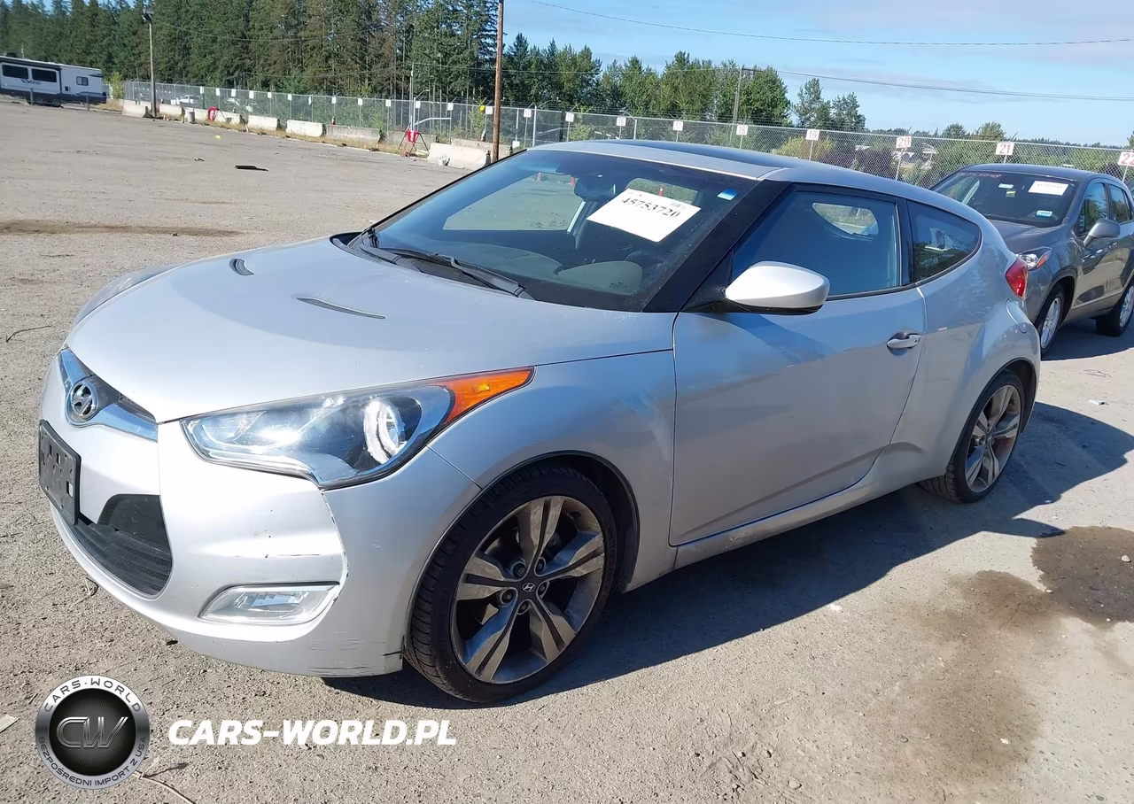 2012 Hyundai Veloster Base W-Black VIN:KMHTC6AD4CU077133 - 2