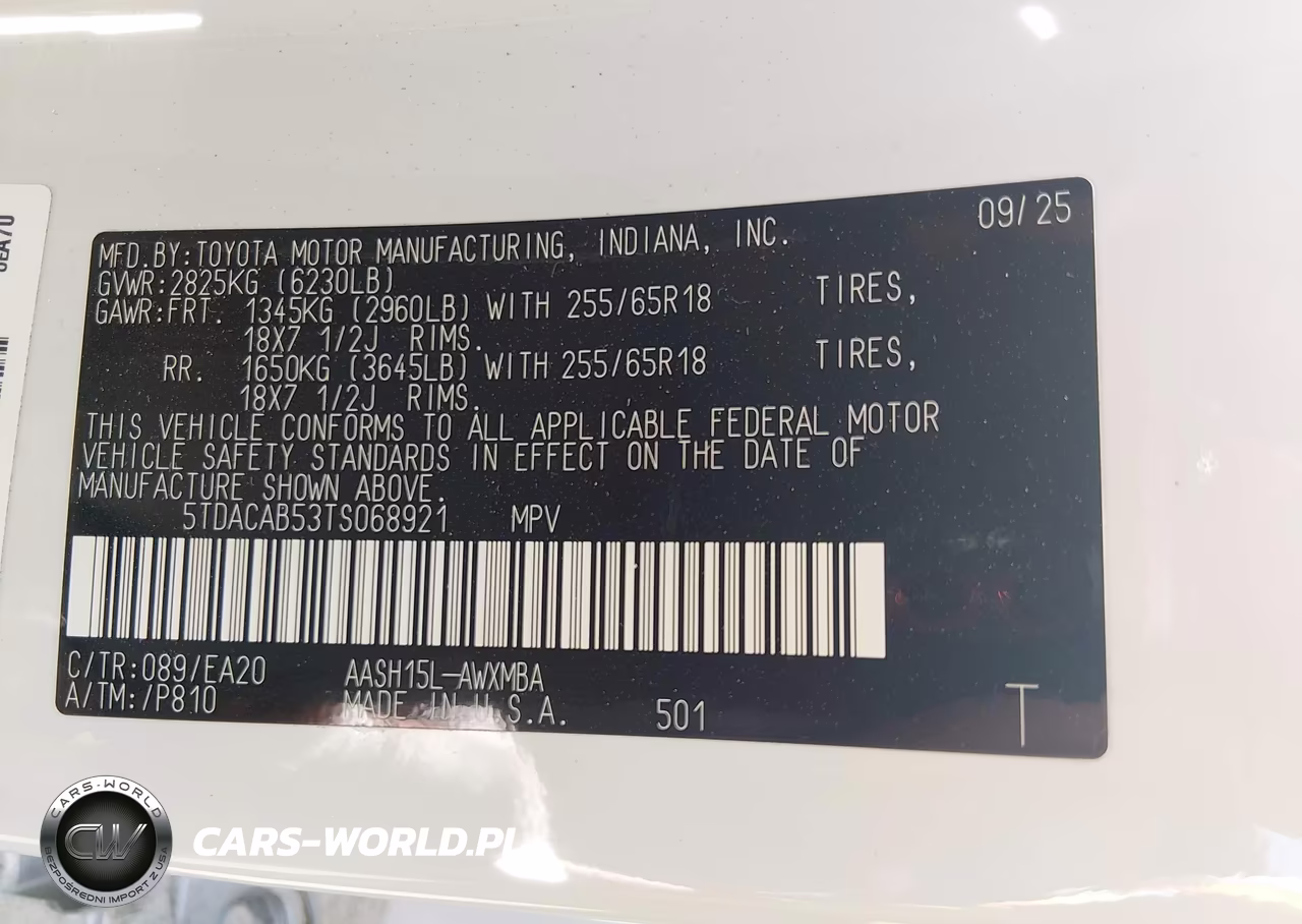 2026 Toyota Grand Highlander Hybrid Xle VIN:5TDACAB53TS068921 - 9