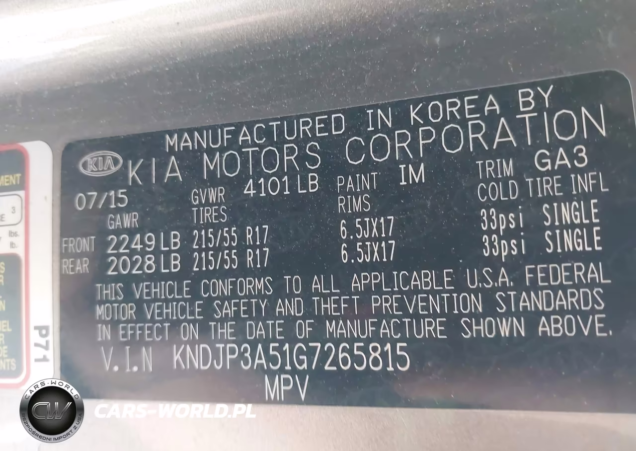 2016 Kia Soul + VIN:KNDJP3A51G7265815 - 9