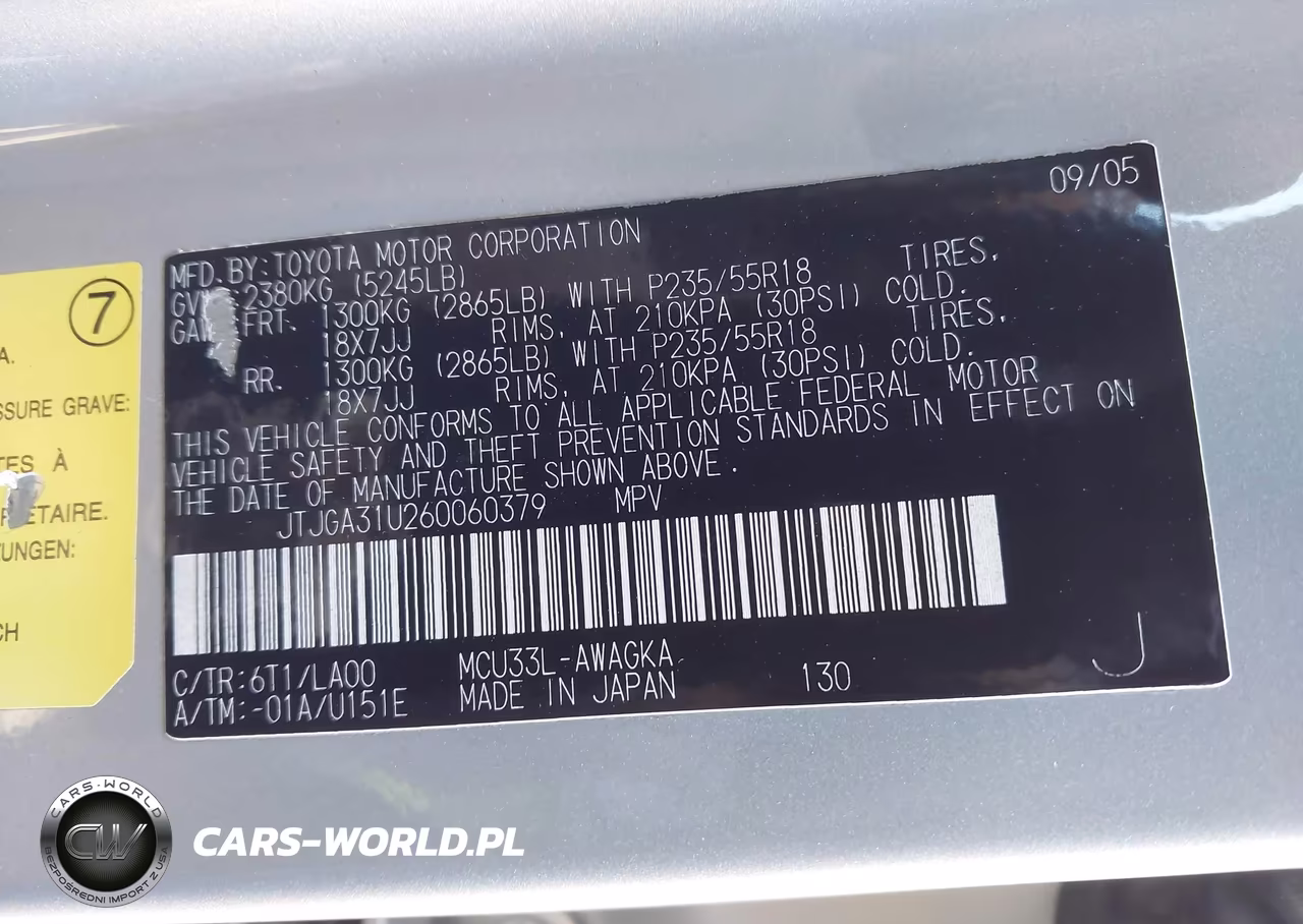 2006 Lexus Rx 330 VIN:JTJGA31U260060379 - 9