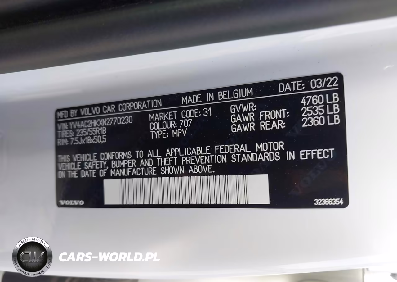 2022 Volvo Xc40 T4 Momentum VIN:YV4AC2HKXN2770230 - 9