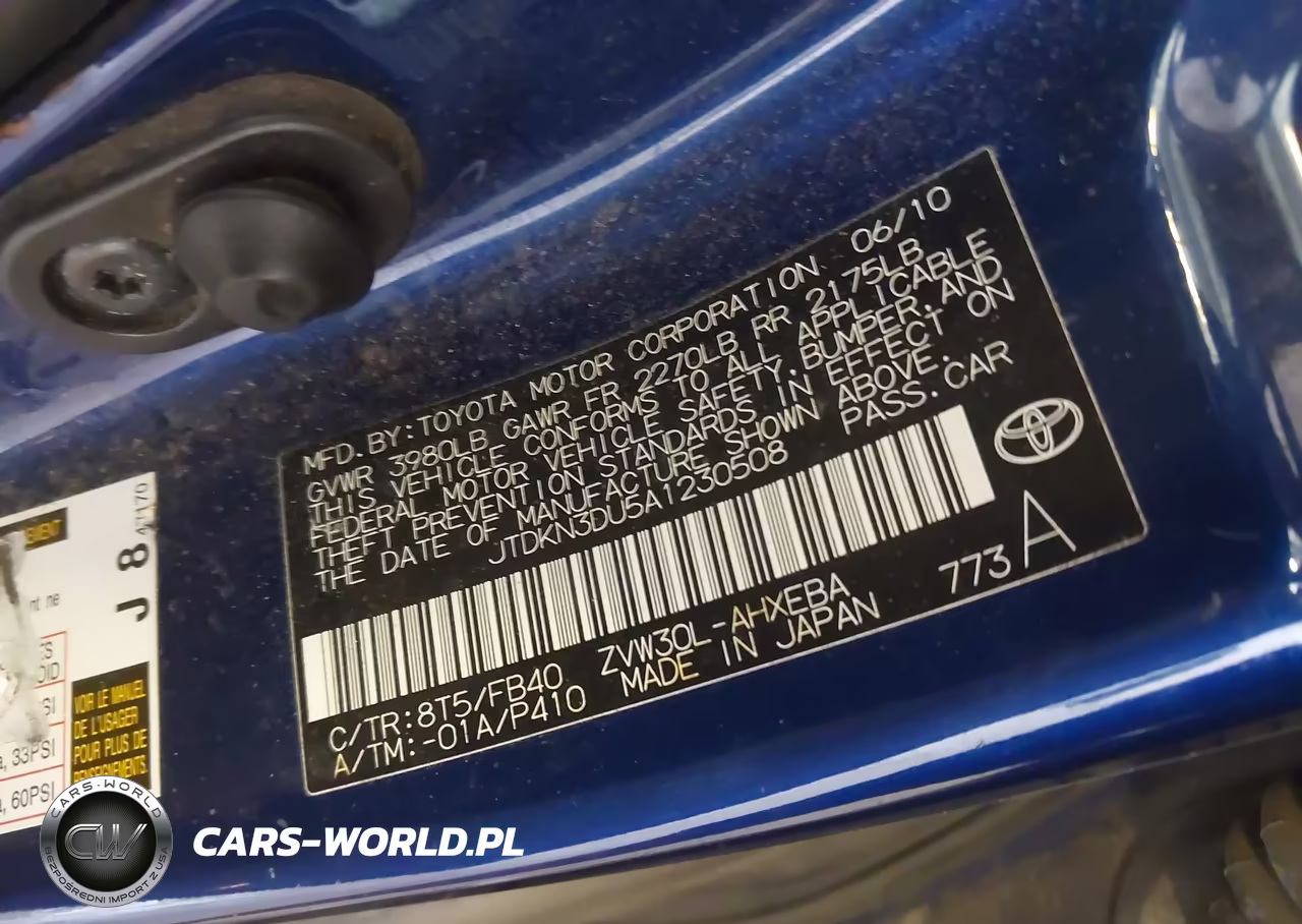 2010 Toyota Prius Iii VIN:JTDKN3DU5A1230508 - 9