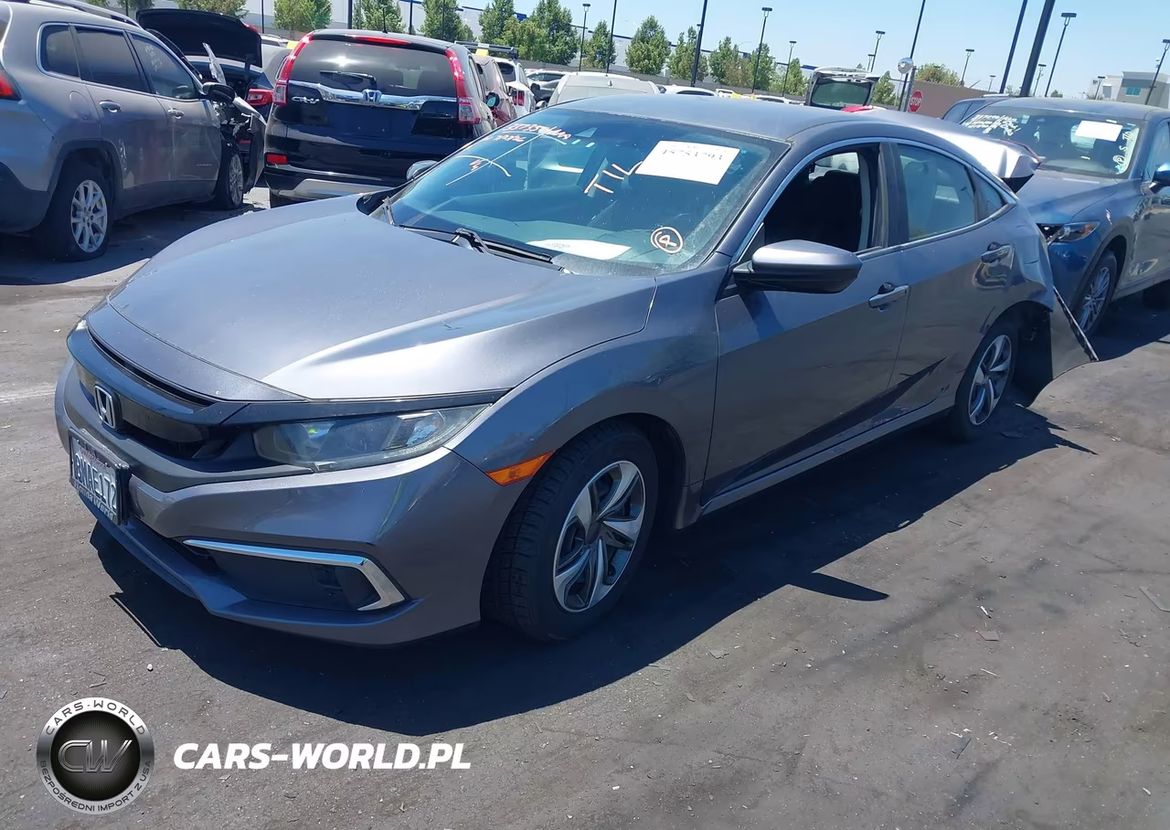 2019 Honda Civic Lx VIN:2HGFC2F6XKH591429 - 2