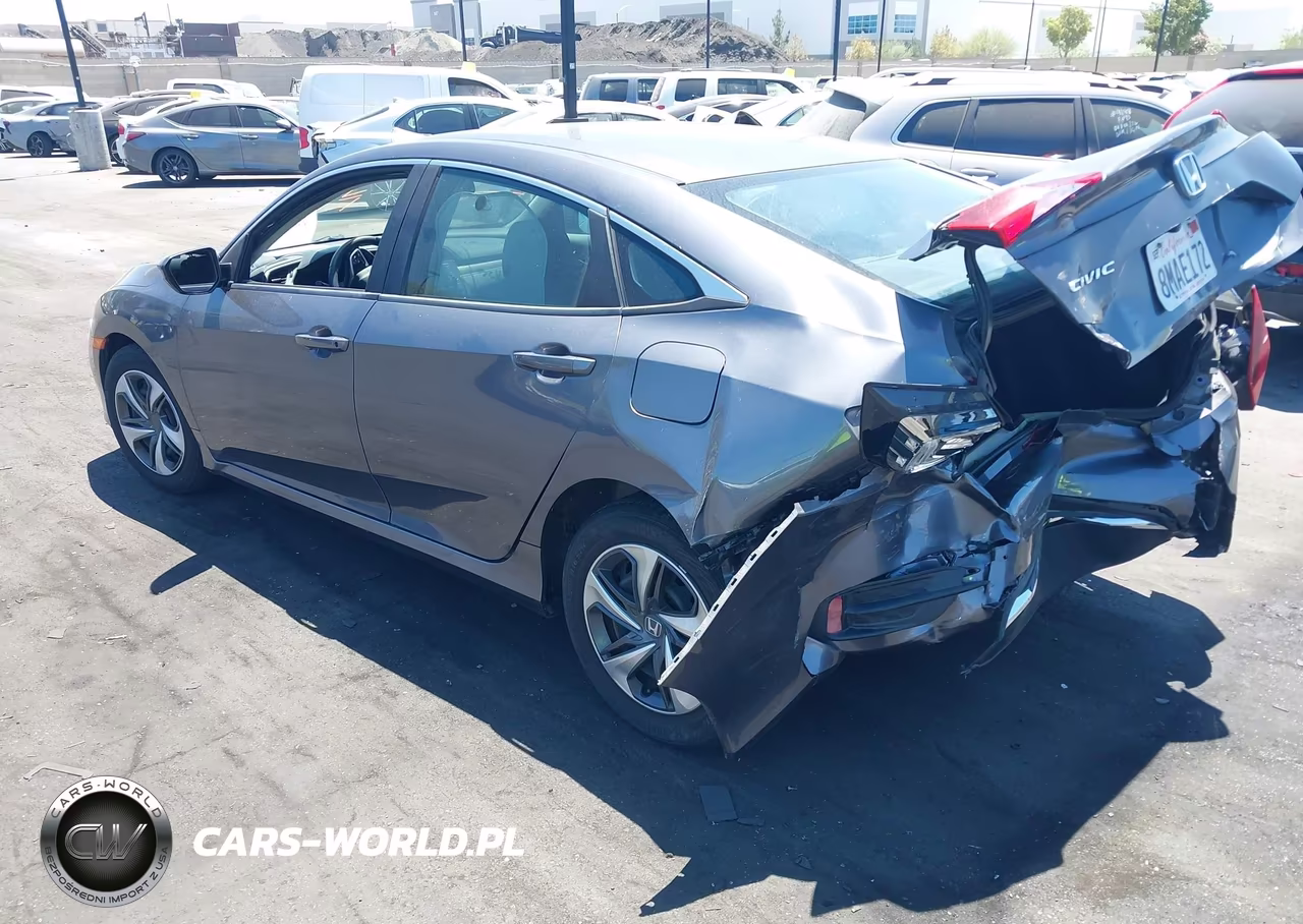 2019 Honda Civic Lx VIN:2HGFC2F6XKH591429 - 3