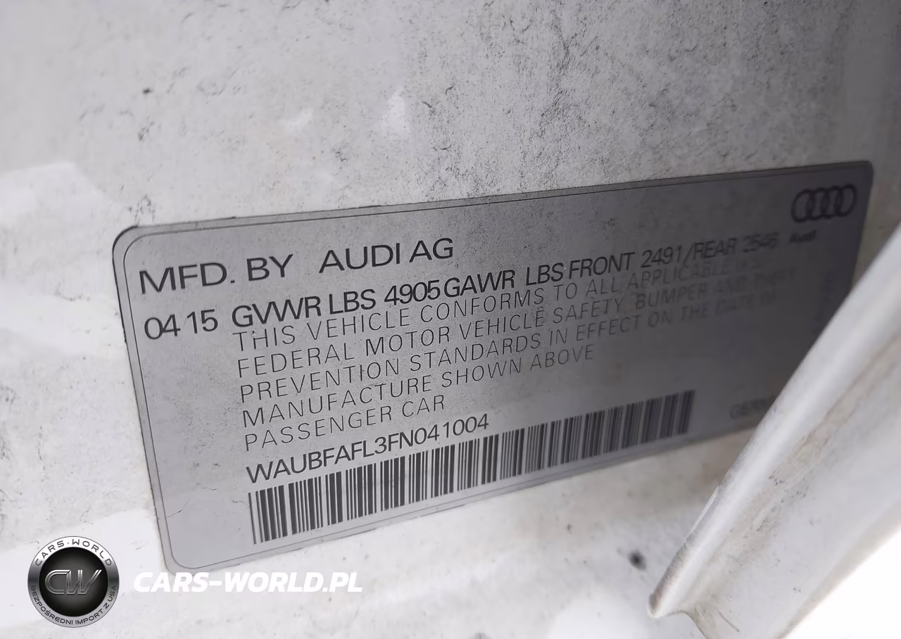 2015 Audi A4 2.0T Premium VIN:WAUBFAFL3FN041004 - 9