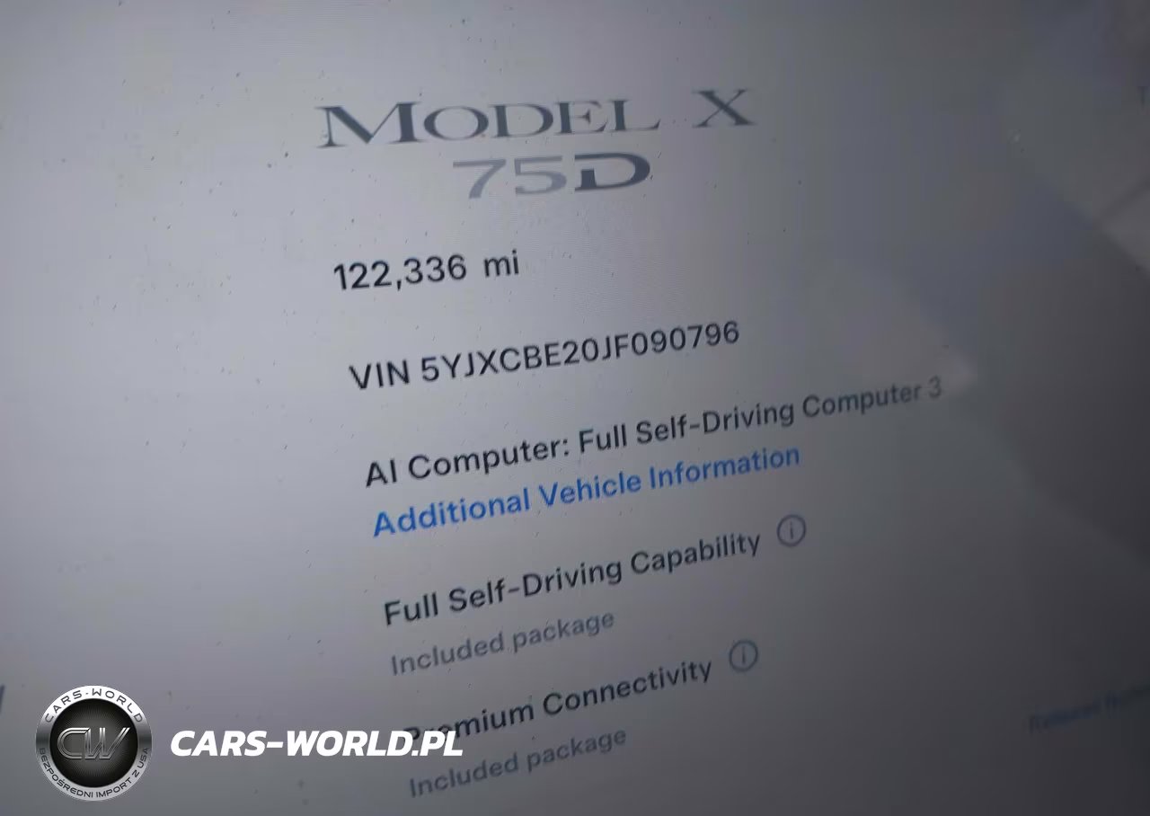 2018 Tesla Model X 100D-75D-P100D VIN:5YJXCBE20JF090796 - 7