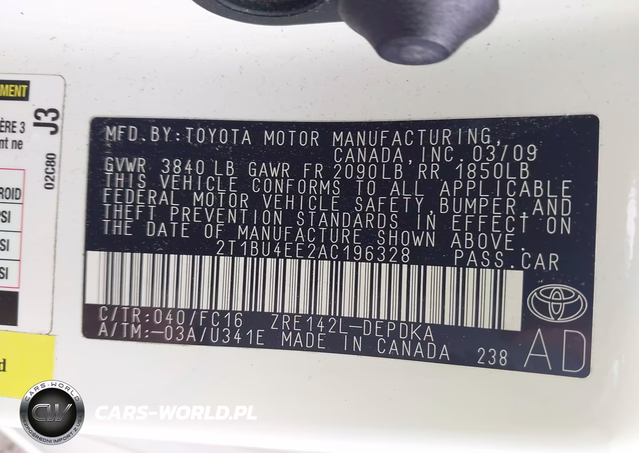 2010 Toyota Corolla Le VIN:2T1BU4EE2AC196328 - 9