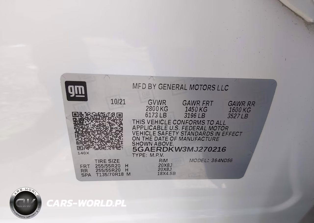 2021 Buick Enclave Fwd Avenir VIN:5GAERDKW3MJ270216 - 9