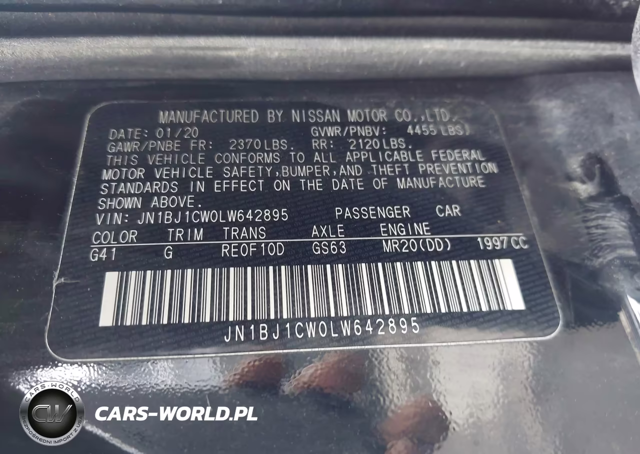 2020 Nissan Rogue Sport Sv Awd Xtronic Cvt VIN:JN1BJ1CW0LW642895 - 9
