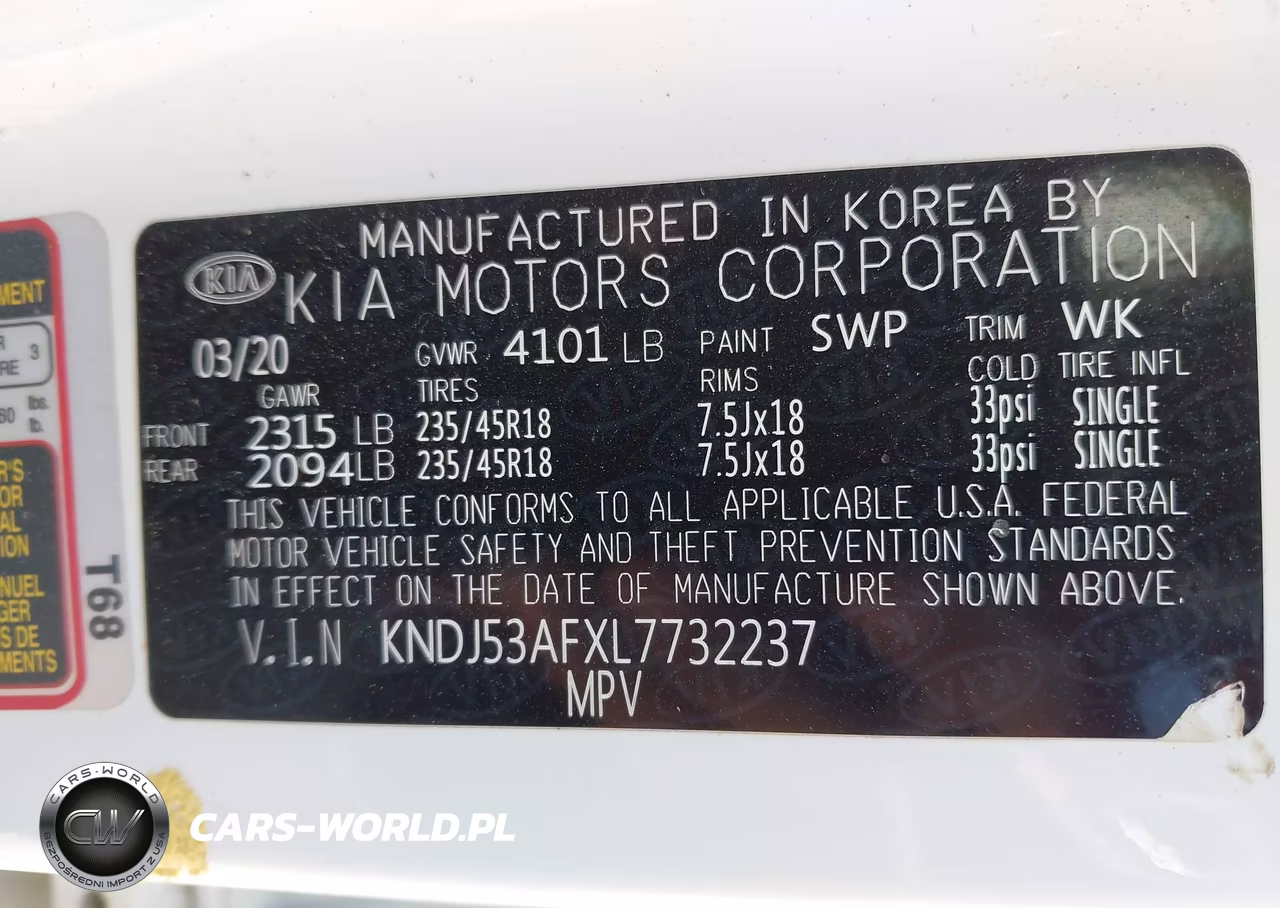 2020 Kia Soul Gt-Line Turbo VIN:KNDJ53AFXL7732237 - 9