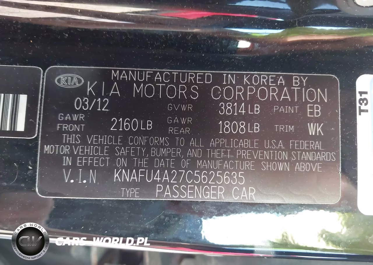 2012 Kia Forte Ex VIN:KNAFU4A27C5625635 - 9
