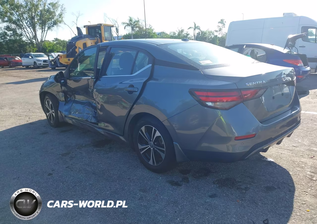 2021 Nissan Sentra Sv Xtronic Cvt VIN:3N1AB8CV4MY300725 - 3