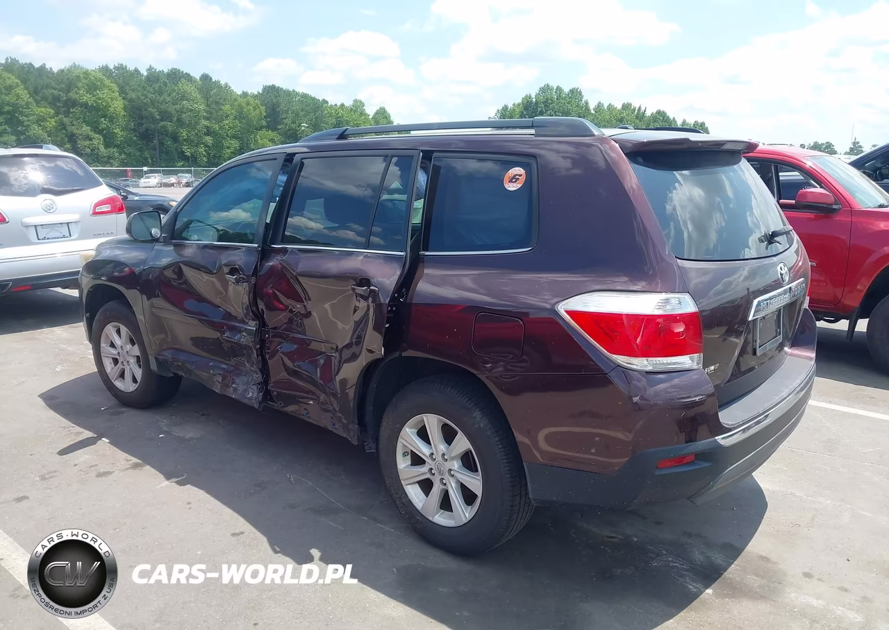 2012 Toyota Highlander Se VIN:5TDZA3EH9CS028773 - 3