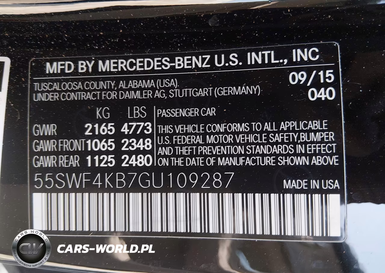 2016 Mercedes-Benz C 300 4Matic VIN:55SWF4KB7GU109287 - 9