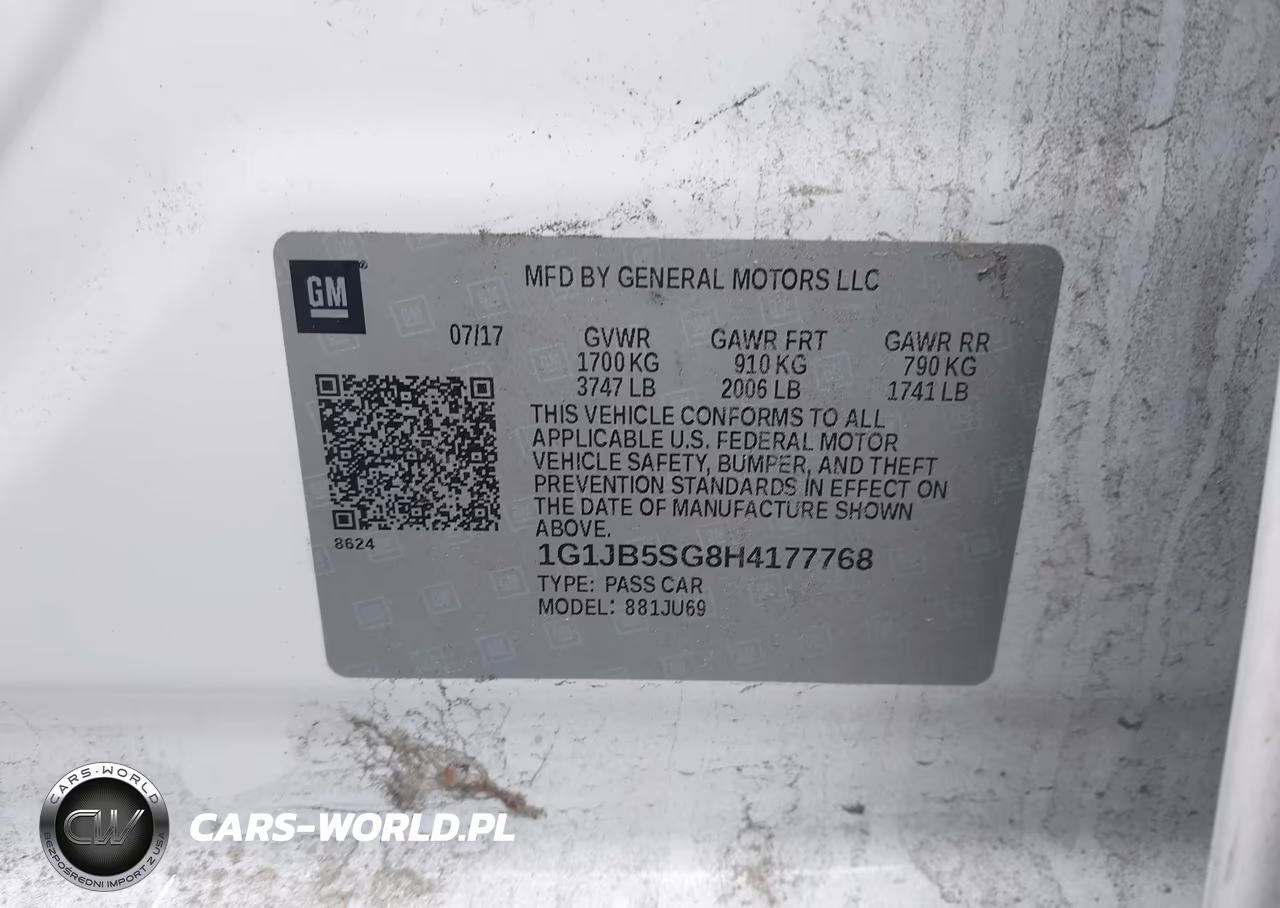 2017 Chevrolet Sonic Ls Auto VIN:1G1JB5SG8H4177768 - 9