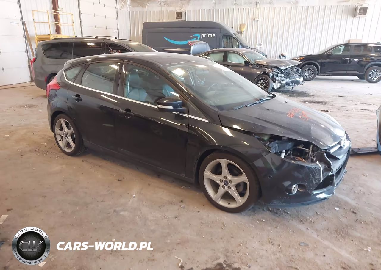 2014 Ford Focus Titanium VIN:1FADP3N29EL417539 - 1