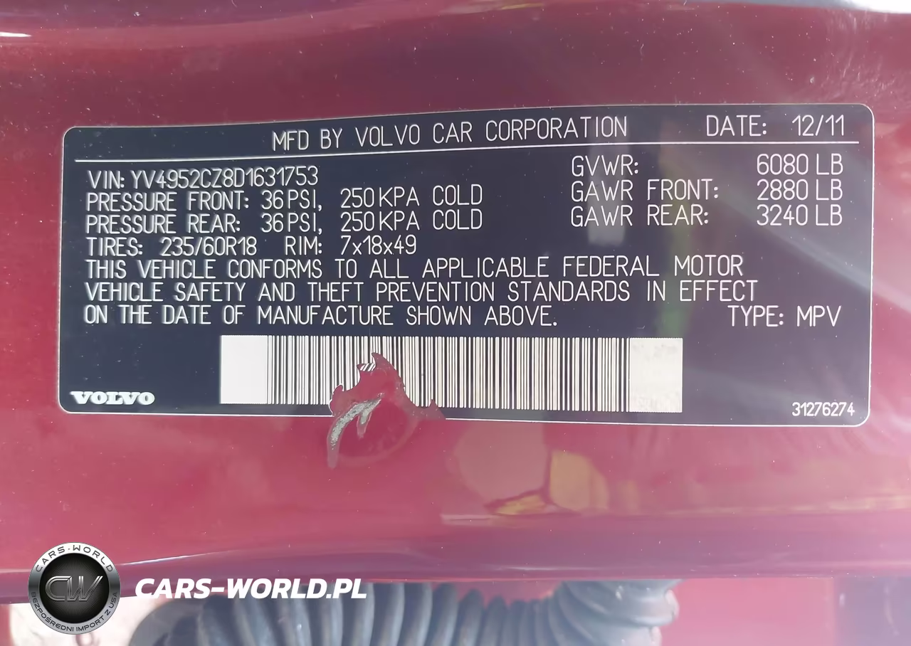 2013 Volvo Xc90 3.2-3.2 Platinum-3.2 Premier Plus VIN:YV4952CZ8D1631753 - 9