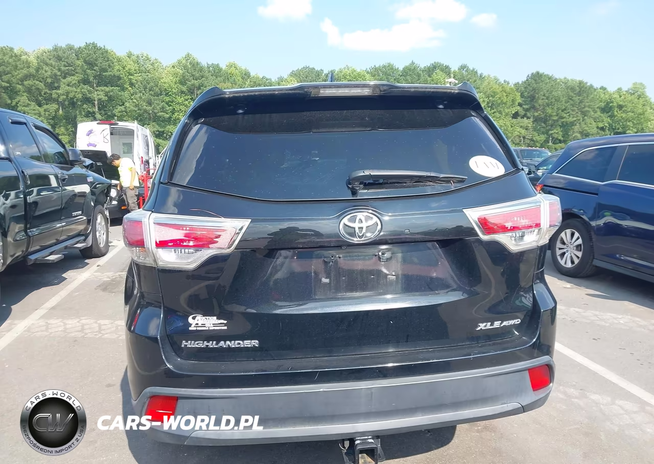 2014 Toyota Highlander Xle V6 VIN:5TDJKRFH3ES058172 - 16