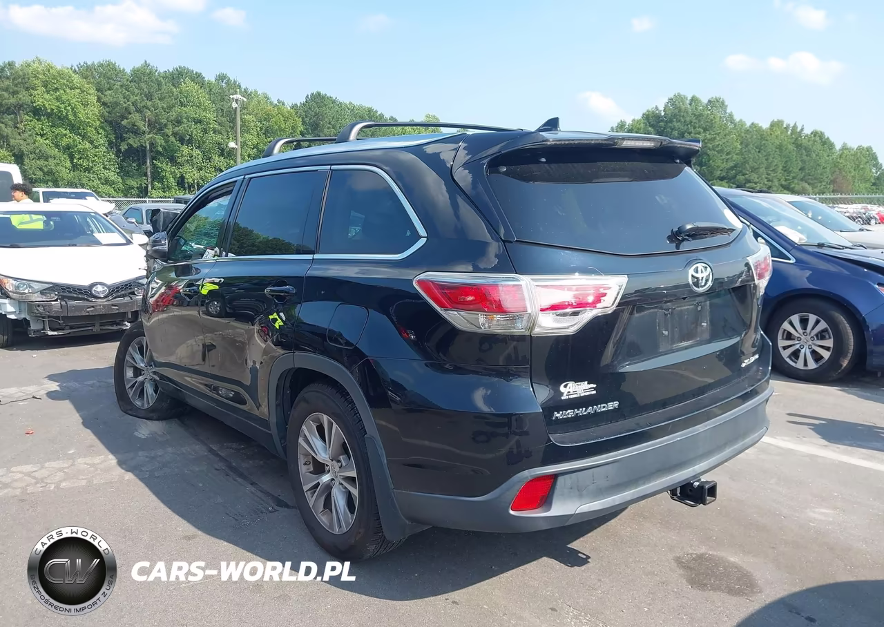2014 Toyota Highlander Xle V6 VIN:5TDJKRFH3ES058172 - 3