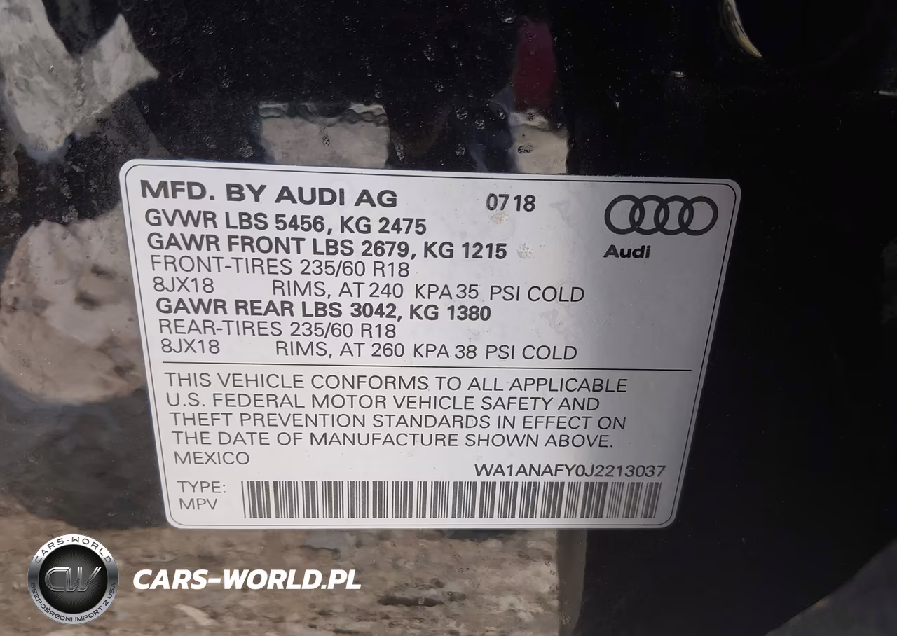 2018 Audi Q5 2.0T Premium-2.0T Tech Premium VIN:WA1ANAFY0J2213037 - 9