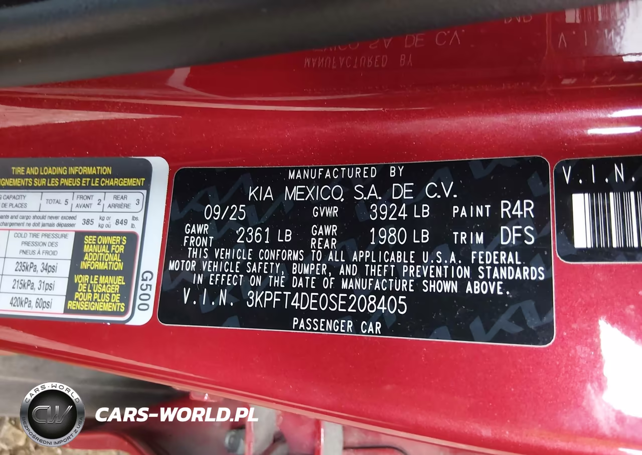 2025 Kia K4 Lxs VIN:3KPFT4DE0SE208405 - 9