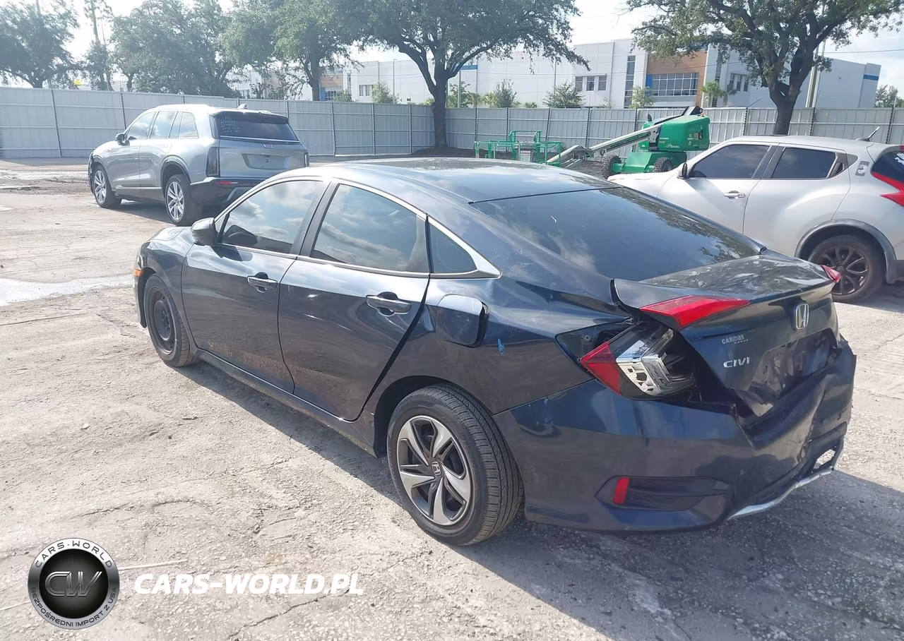 2019 Honda Civic Lx VIN:19XFC2F6XKE004768 - 3