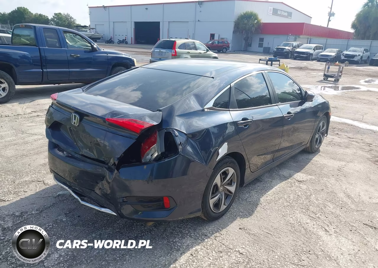 2019 Honda Civic Lx VIN:19XFC2F6XKE004768 - 4