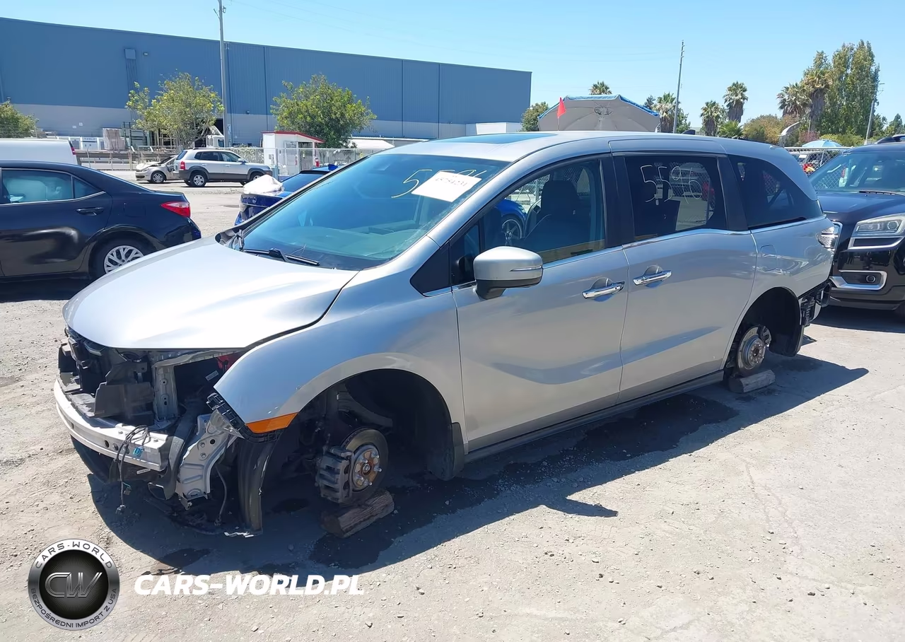 2020 Honda Odyssey Ex-L-Ex-L W-Navi Res VIN:5FNRL6H7XLB015596 - 2