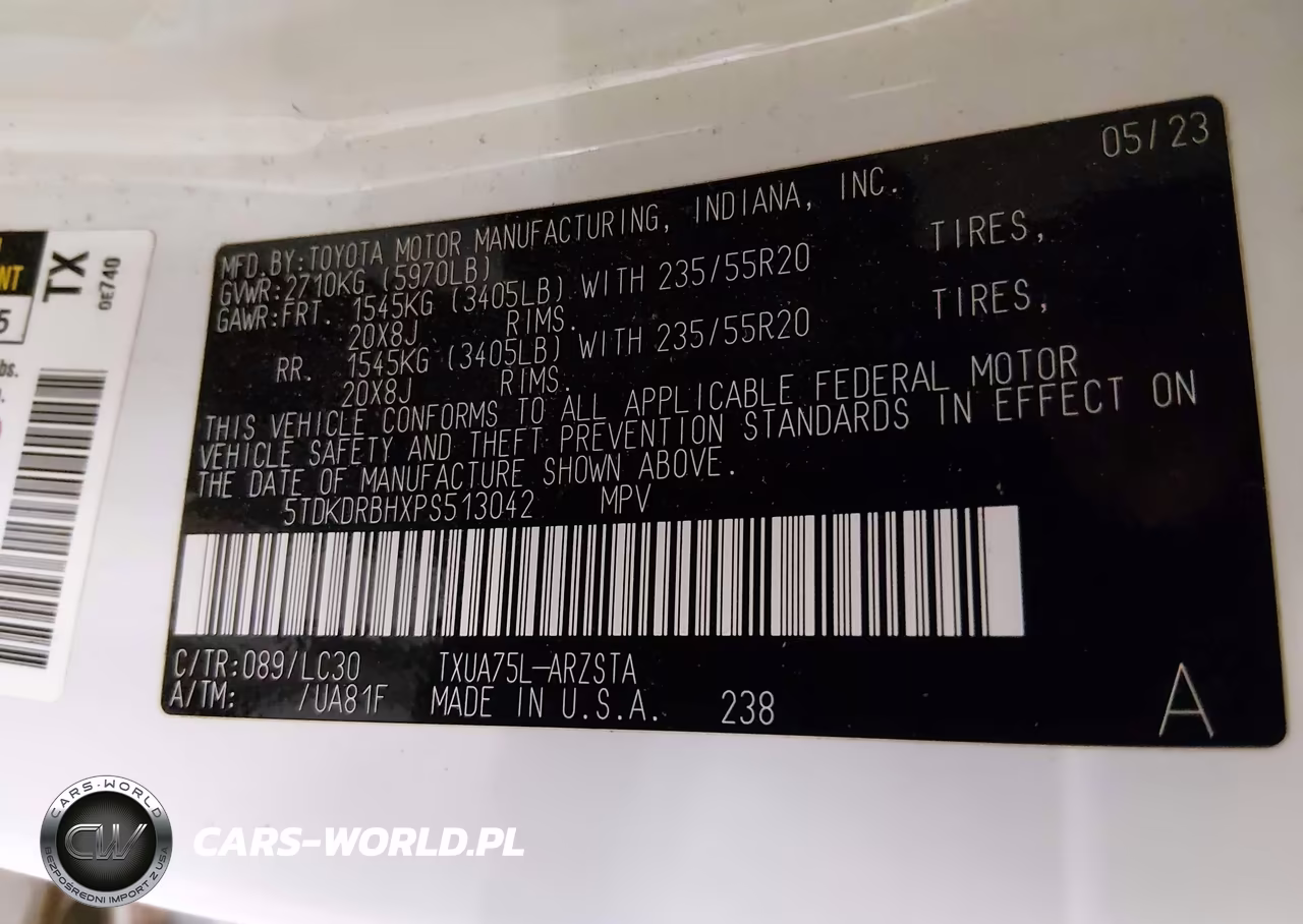 2023 Toyota Highlander Xse VIN:5TDKDRBHXPS513042 - 9