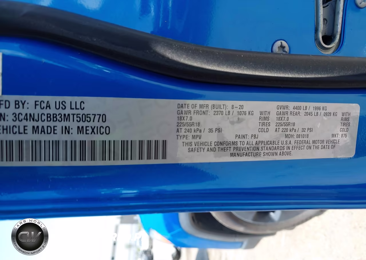 2021 Jeep Compass Altitude Fwd VIN:3C4NJCBB3MT505770 - 9