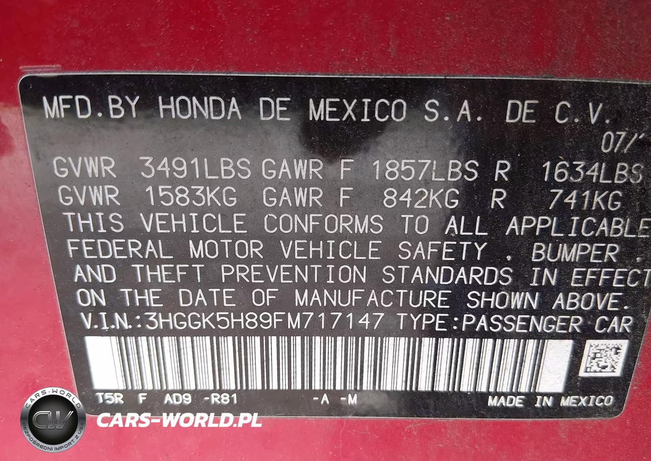 2015 Honda Fit Ex-Ex-L VIN:3HGGK5H89FM717147 - 9