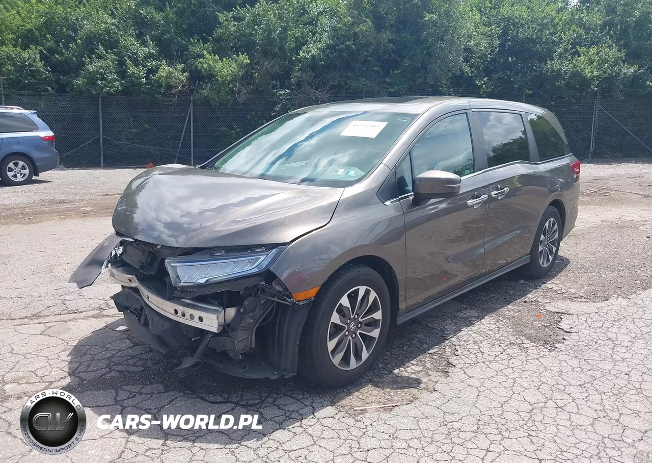 2022 Honda Odyssey Ex-L VIN:5FNRL6H76NB020524 - 2