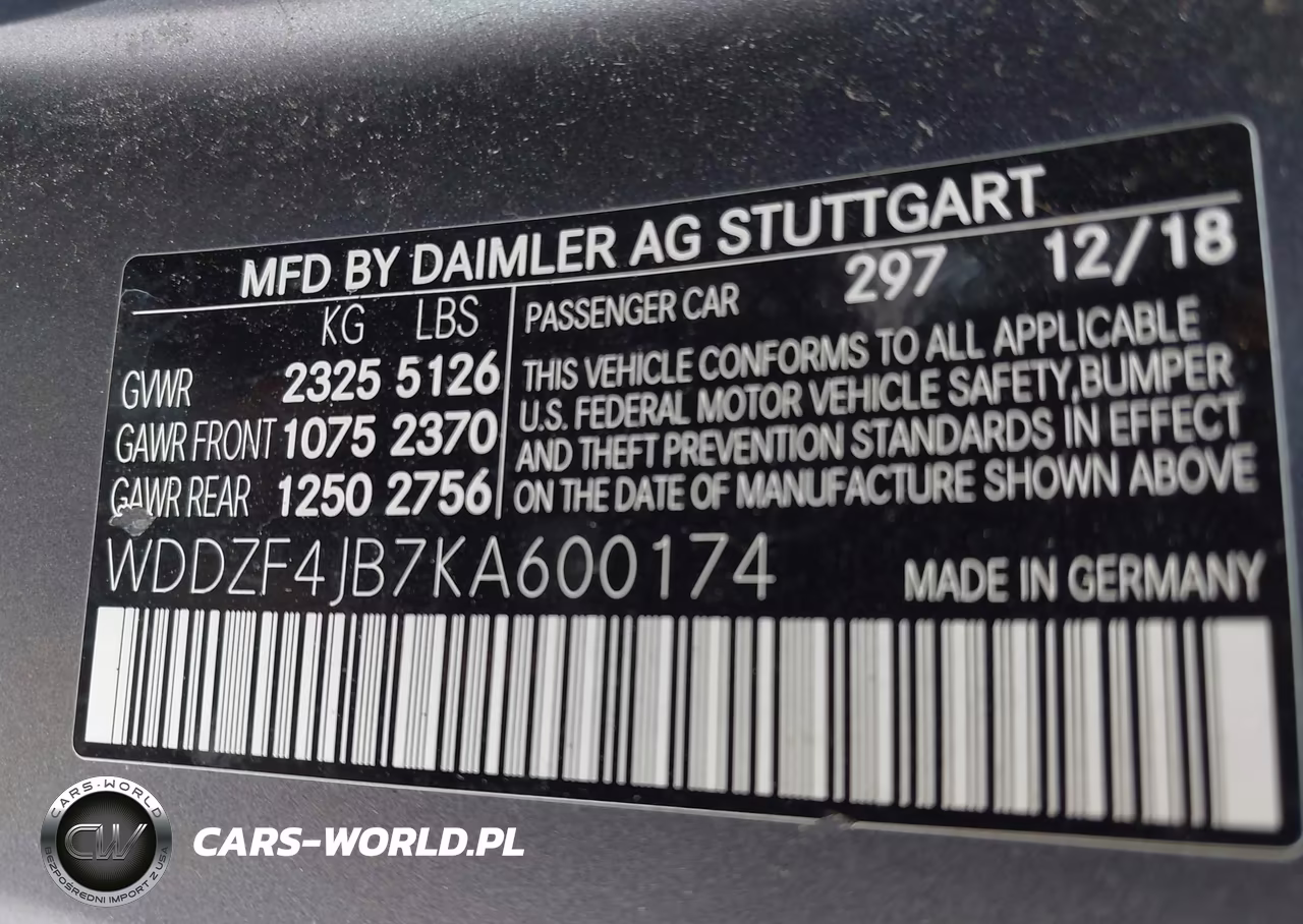 2019 Mercedes-Benz E 300 VIN:WDDZF4JB7KA600174 - 9