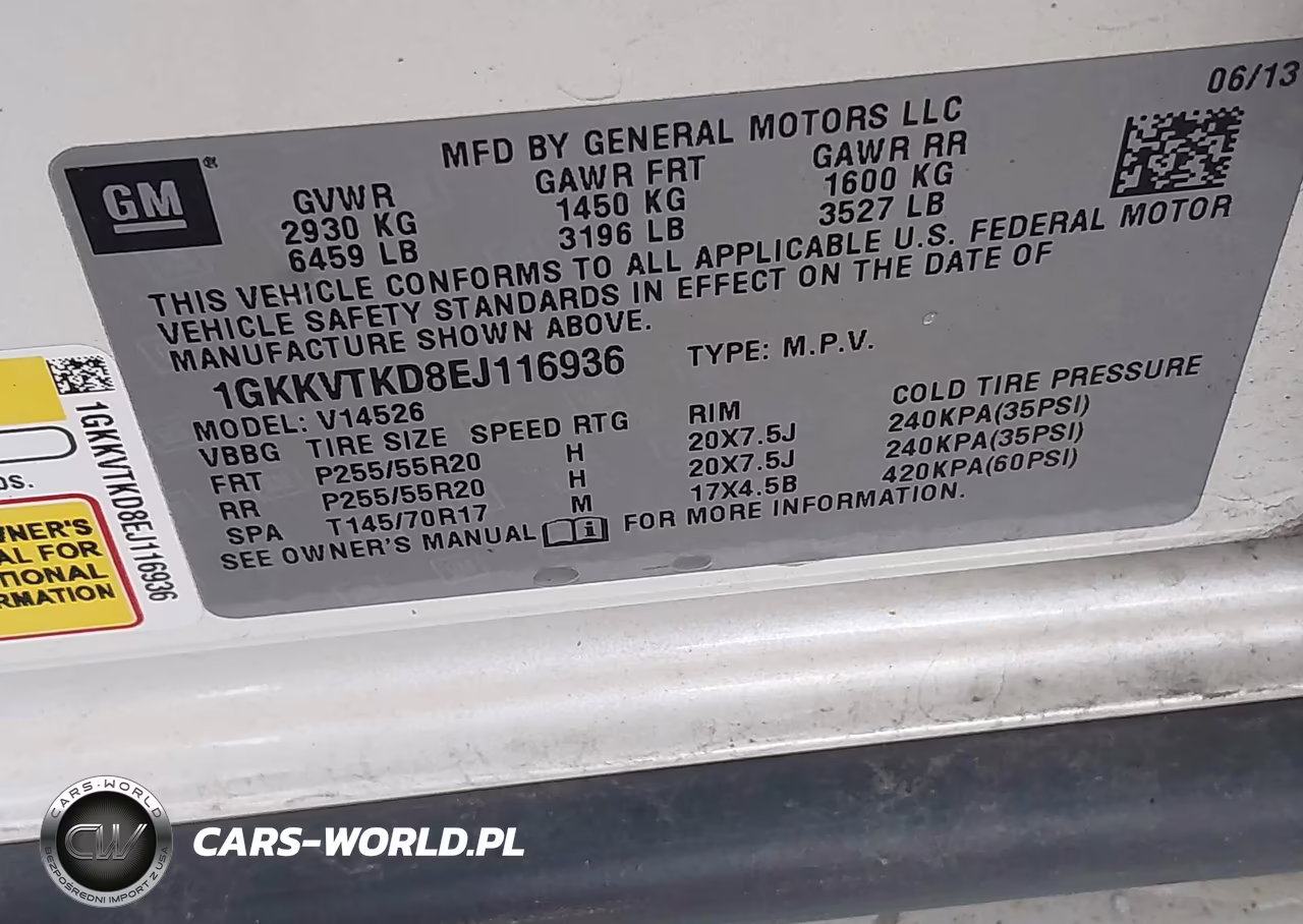 2014 GMC Acadia Denali VIN:1GKKVTKD8EJ116936 - 9