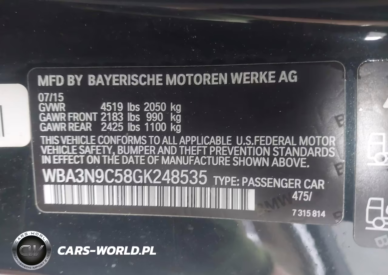 2016 BMW 428I xDrive VIN:WBA3N9C58GK248535 - 9
