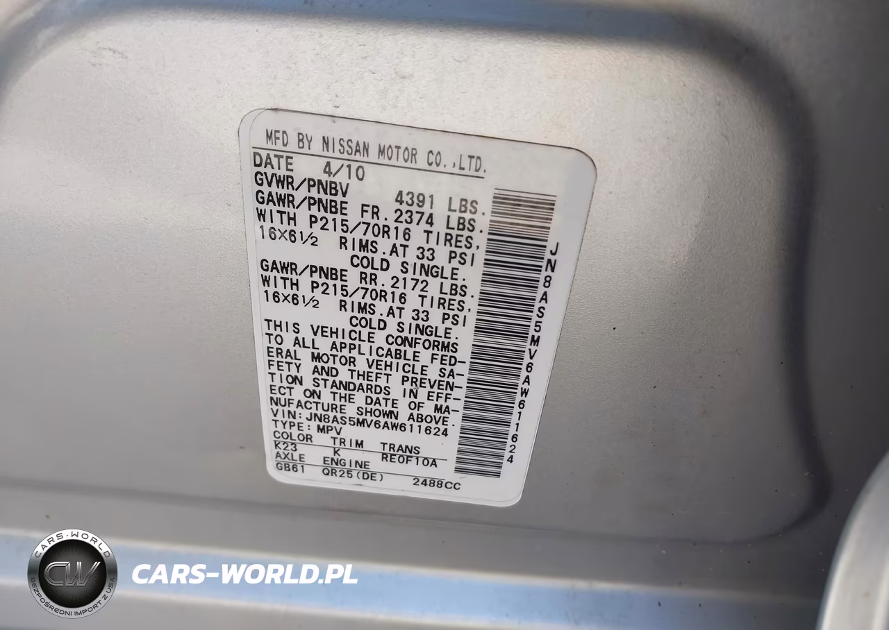 2010 Nissan Rogue S VIN:JN8AS5MV6AW611624 - 9
