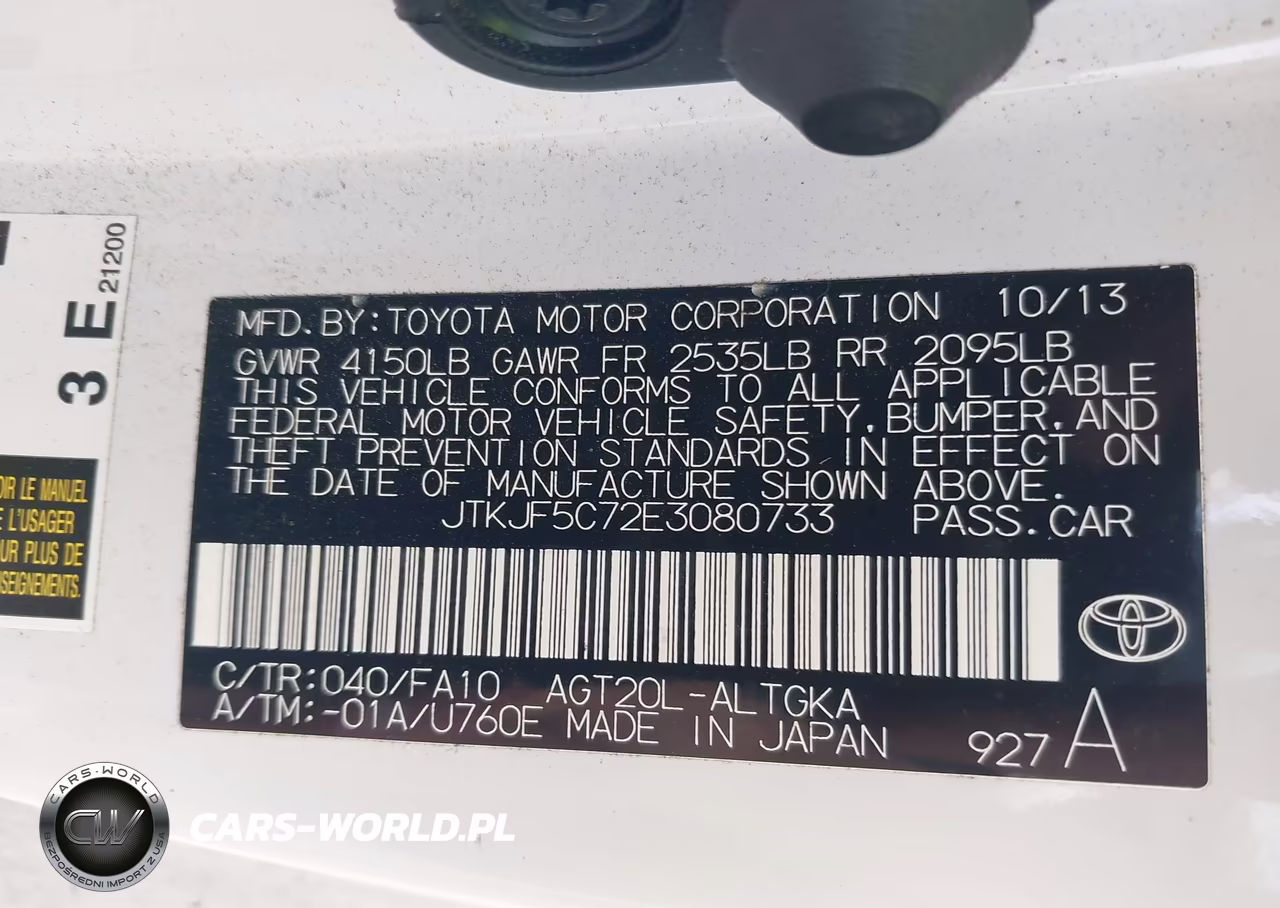2014 Scion Tc 10 Series-Monogram VIN:JTKJF5C72E3080733 - 9