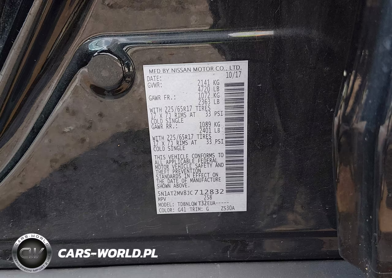 2018 Nissan Rogue Sv VIN:5N1AT2MV8JC712832 - 9